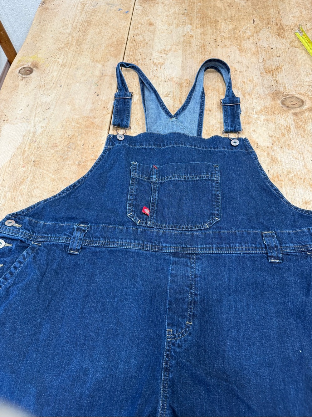 Dickies Navy Blue Carpenter Overalls - Picture 3 of 5